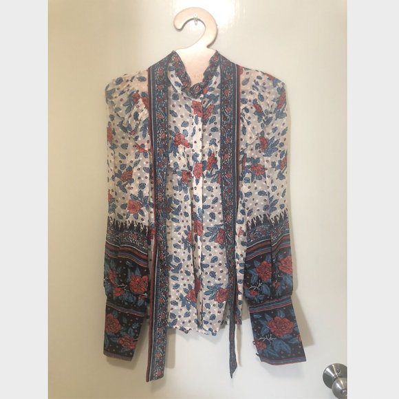 NWT Ulla Johnson Antoine Blouse in Pristine - Picture 5 of 11